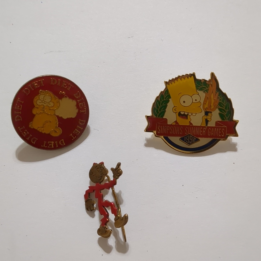 Vintage pin lot of 3 pins